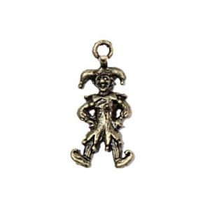 Zawieszka metalowa Charms ScrapBerry's Błazen, 23mm